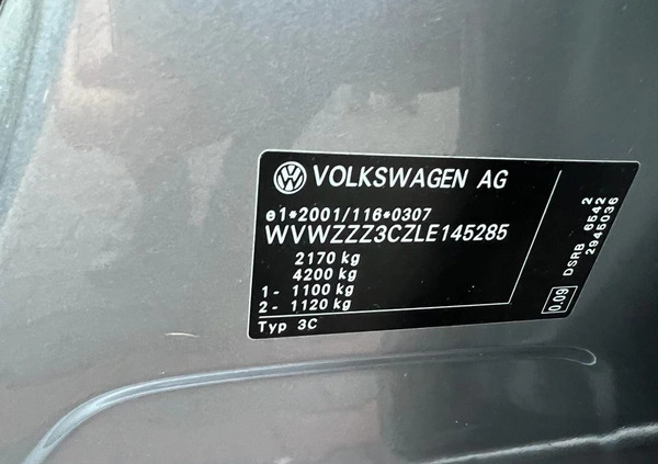 Volkswagen Passat cena 128999 przebieg: 78552, rok produkcji 2020 z Ostrzeszów małe 667